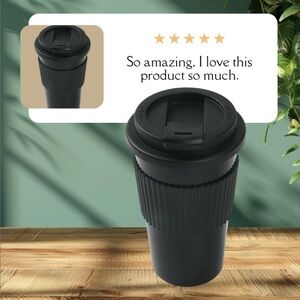 Mainstays Vaso de Café de Plástico 18oz, black